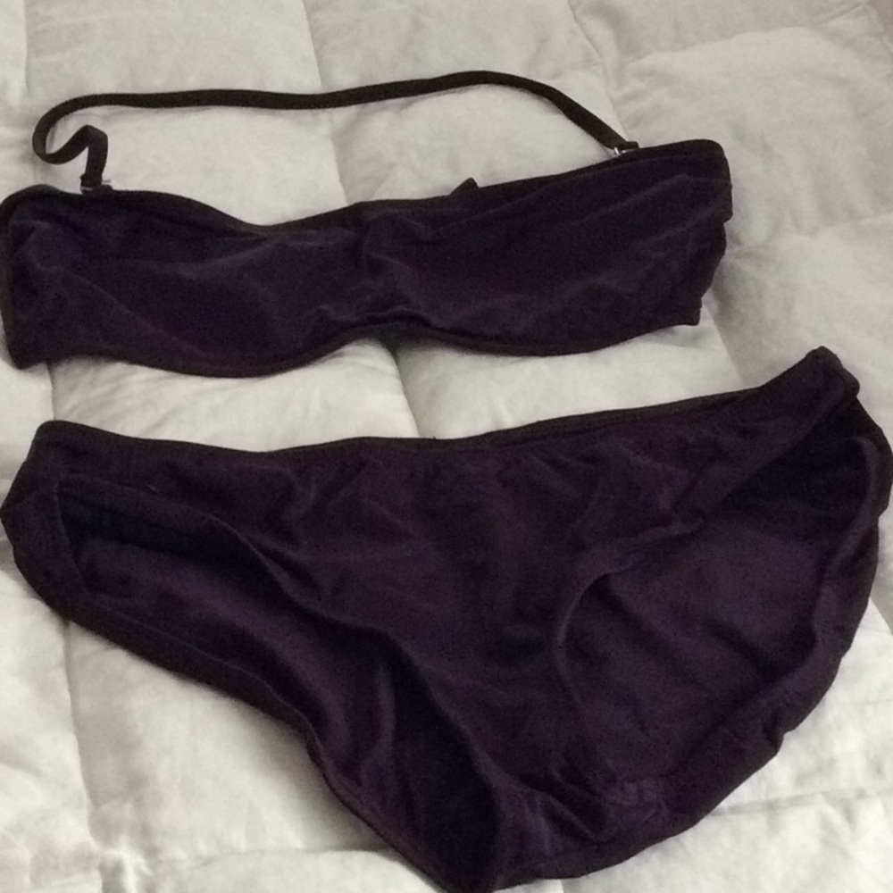 Bandeau Purple Bikini